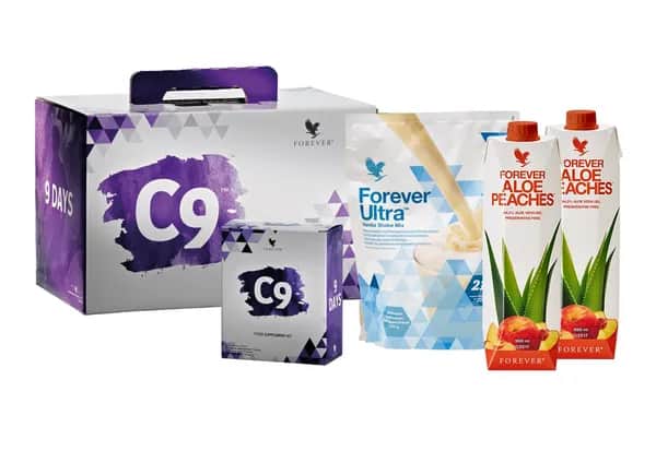 C9 Peaches Vanilla - Set mit Shake/Drink und Inner Pack (629)