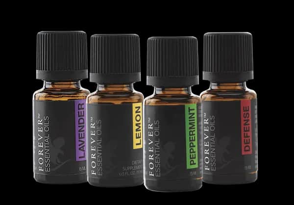 Vier Öle-Set – Forever™ Essential Oils Combo Box (512)
