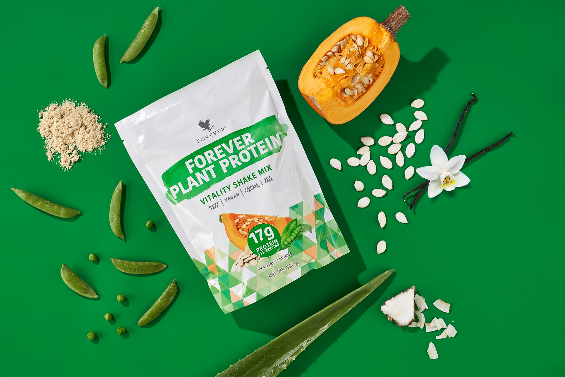 Veganer Proteindrink für Sportler