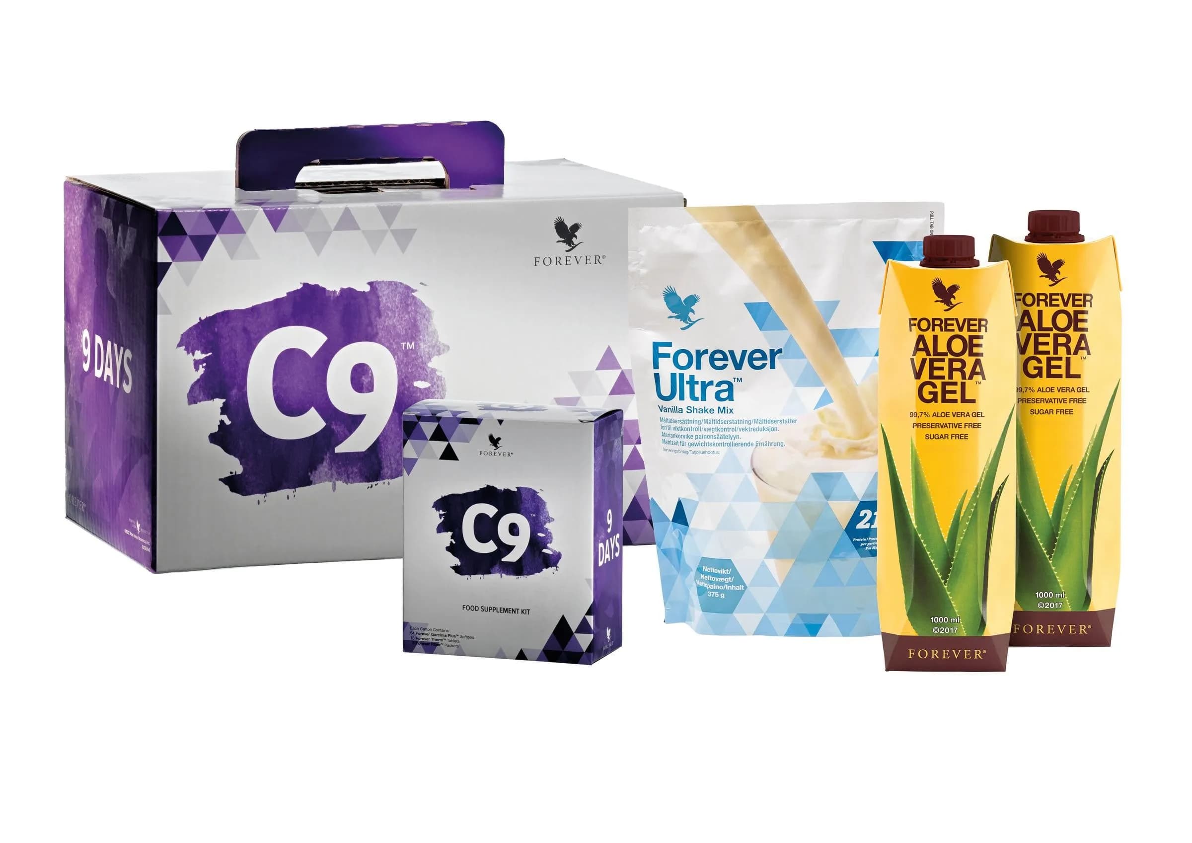 Sparpaket 3x C9 Vanilla - Set mit Shake/Drink und Inner Pack (475)